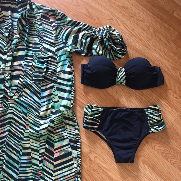 Bikini from Brazil and match Beach Shirt - Picture 4 of 6